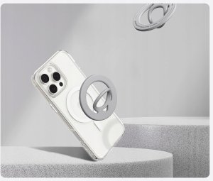 Spigen Dual Pop MagSafe Phone Holder, gray 9