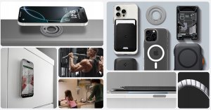 Spigen Dual Pop MagSafe Phone Holder, gray 10