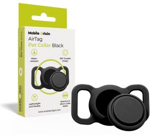 Mobile Origin AirTag Pet Collar, black 1