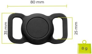 Mobile Origin AirTag Pet Collar, black 9