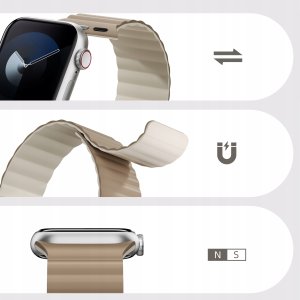 INNOSTYLE PASEK DO APPLE WATCH ULTRA 42 44 45 49 MM WODOODPORNY MAGNETYCZNY 4