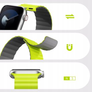 INNOSTYLE PASEK DO APPLE WATCH ULTRA 42 44 45 49 MM WODOODPORNY MAGNETYCZNY 4