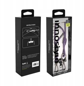 INNOSTYLE SMYCZ DO TELEFONU NA SZYJE WKŁADKA CROSSBODY MOCNA FIOLETOWA 6MM 11