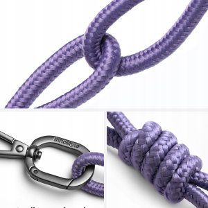 INNOSTYLE SMYCZ DO TELEFONU NA SZYJE WKŁADKA CROSSBODY MOCNA FIOLETOWA 6MM 2