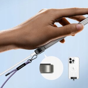 INNOSTYLE SMYCZ DO TELEFONU NA SZYJE WKŁADKA CROSSBODY MOCNA FIOLETOWA 6MM 6