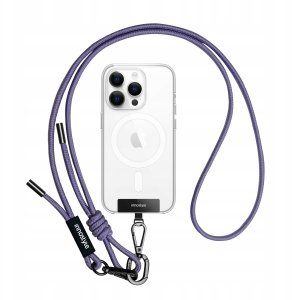 INNOSTYLE SMYCZ DO TELEFONU NA SZYJE WKŁADKA CROSSBODY MOCNA FIOLETOWA 6MM 10