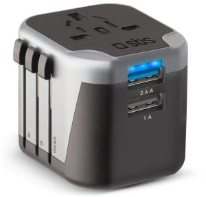 SBS Universal Travel Adapter 12W (EU/UK/US/AUS plug) 1