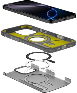 Spigen Tough Armor MAG Case for iPhone 16 Pro Max Black 9