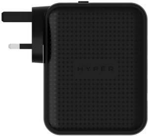 HYPER HJ1001BKWWGL ładowarka do urządzeń przenośnych Kontroler do gier, Telefon komórkowy, Netbook, Laptop, Smartfon, Tablet Czarny Prąd przemienny Szybkie ładowanie Wewnętrzna 7