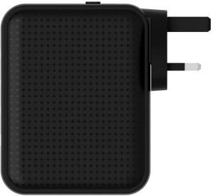 HYPER HJ1001BKWWGL ładowarka do urządzeń przenośnych Kontroler do gier, Telefon komórkowy, Netbook, Laptop, Smartfon, Tablet Czarny Prąd przemienny Szybkie ładowanie Wewnętrzna 8