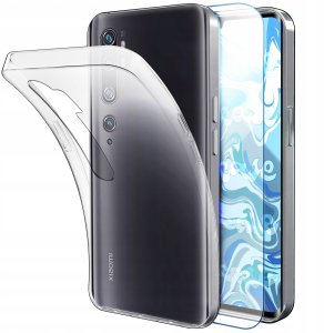 ETUI DO XIAOMI MI NOTE 10 / 10 PRO OBUDOWA CASE SILIKON SLIM   SZKŁO 9H 1