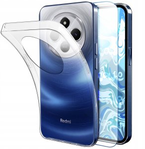 Etui Do Xiaomi Redmi 14C 4G / A4 / POCO C75 (Przezroczyste, Case)   Szkło 1