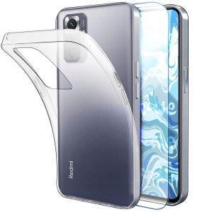 Etui Do Xiaomi Redmi Note 10 Pro / Max (Przezroczyste, Silikonowe)   Szkło 1