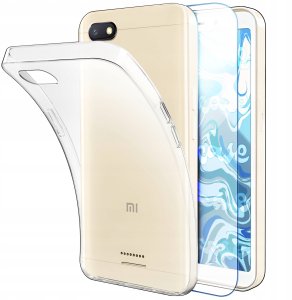 ETUI DO XIAOMI REDMI 6A OBUDOWA CASE SILIKON SLIM POKROWIEC CLEAR   SZKŁO 1