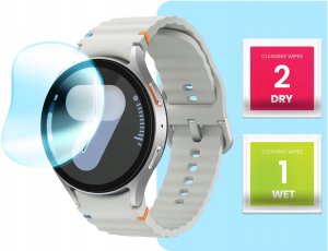2-PAK Szkło Hybrydowe do Samsung Galaxy Watch 7 (44 mm) (Szybka, Ochronne) 3