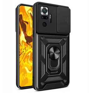 ETUI PANCERNE DO XIAOMI REDMI NOTE 10 PRO / 10 PRO MAX CZARNE ARMOR   SZKŁO 4