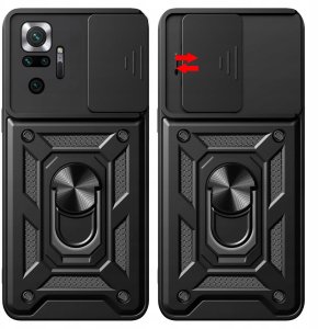 ETUI PANCERNE DO XIAOMI REDMI NOTE 10 PRO / 10 PRO MAX CZARNE ARMOR   SZKŁO 6