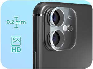 2-PAK Szkło Na Aparat Do Apple iPhone 12 Mini (Hartowane, Na Obiektyw, 9H) 2