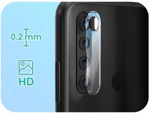 2-PAK Szkło Na Aparat Do Xiaomi Redmi Note 8T (Hartowane, Na Obiektyw, 9H) 2