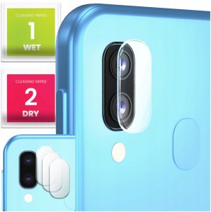 3-PAK Szkło Na Aparat Do Samsung Galaxy A40 (Hartowane, Na Obiektyw, 9H) 1