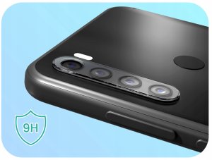 3-PAK Szkło Na Aparat Do Xiaomi Redmi Note 8T (Hartowane, Na Obiektyw, 9H) 4