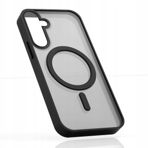 Etui Do Samsung Galaxy S24 FE (Do Magsafe, Czarne Matowe, Plecki)   Szkło 6