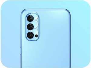 3-PAK Szkło Na Aparat Do Oppo Reno 4 Pro 5G (Hartowane, Na Obiektyw, 9H) 3
