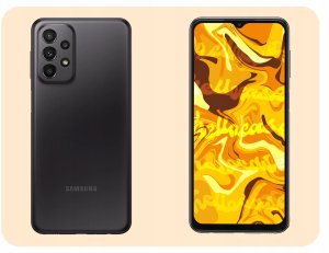 ETUI Z KLAPKĄ DO SAMSUNG GALAXY A23 5G GRANATOWE ZAMYKANE MAGNETYCZNE CASE 7