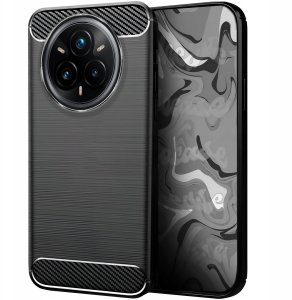 Etui do Realme 14 Pro Plus 5G (Czarne, Pancerne, Karbon, Pokrowiec, Plecki) 1