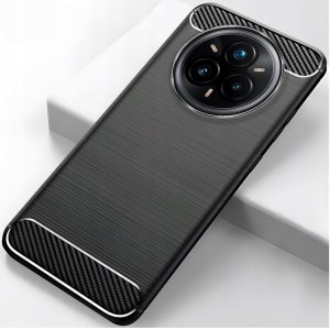 Hello Case Etui do Realme 14 Pro Plus 5G (Czarne, Pancerne, Karbon, Pokrowiec, Plecki) 2