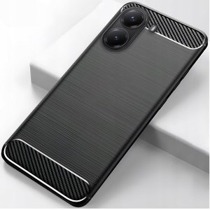 Hello Case Etui do Xiaomi Poco X7 Pro (Czarne, Pancerne, Karbon, Pokrowiec, Case) 2