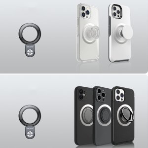 Hello Case Uchwyt Na Telefon Do Samochodu Magnetyczny MagSafe Na Kratkę Ring Czarny 11