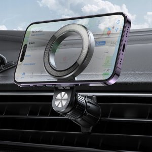 Hello Case Uchwyt Na Telefon Do Samochodu Magnetyczny MagSafe Na Kratkę Ring Czarny 5