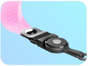 Smycz Do Telefonu Pasek Zawieszka Na Szyję Uniwersalna Różowa Smyczka 52 cm 6