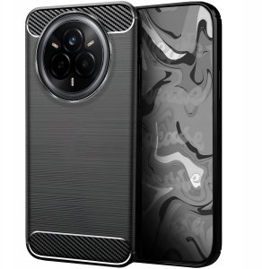Etui do Realme 14 Pro 5G (Czarne, Pancerne, Karbon, Pokrowiec, Plecki) 1