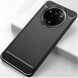 Hello Case Etui do Realme 14 Pro 5G (Czarne, Pancerne, Karbon, Pokrowiec, Plecki) 2