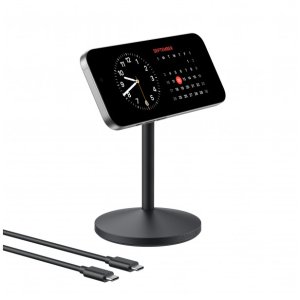 ANKER MagGo Wireless Charging Stand Qi2 15W MagSafe um 360� drehbar f�r iphone 12 und h�her schwarz 1