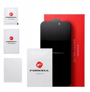 Szkło Hartowane Forcell Privacy Glass - do Iphone 16 Plus czarny 6