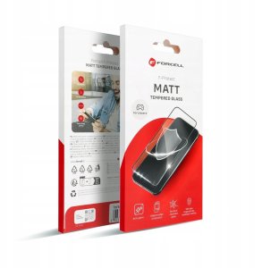 Szkło Hartowane Forcell Matt Glass - do Iphone XS Max / 11 Pro Max czarny 2