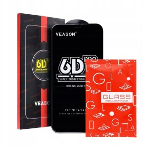 Szkło Hartowane 6D Pro Veason Glass - do Samsung Galaxy S24 FE czarny 4