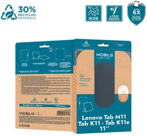 Etui na tablet Mobilis 060016 etui na tablet 27,9 cm (11") Pokrowiec Czarny, Przezroczysty 2