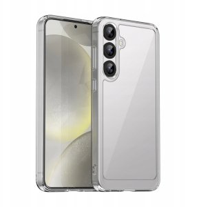 Etui silikonowe Outer Space Case z żelową ramką do Samsung Galaxy S25+ - przezroczyste 1