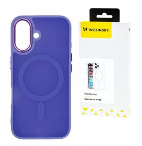 Etui Wozinsky Fashion Case MagSafe na Samsung Galaxy S25 Ultra - fioletowe 1