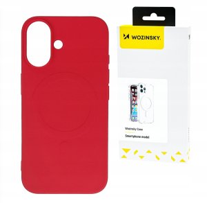Etui Liquid Silicone Case MagSafe na Samsung Galaxy S25 - czerwone 1