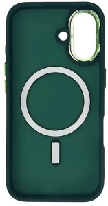 Etui Wozinsky Fashion Case z MagSafe na Samsung Galaxy S24 FE - zielone 1