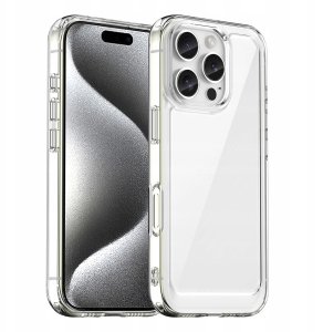 Etui Outer Space Case na iPhone 16e pokrowiec z elastyczną ramką - przezroczyste 1