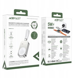 Ładowarka bezprzewodowa Acefast E21 5W do Apple Watch - srebrna 8