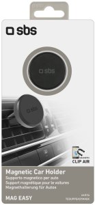 Uchwyt na smartfona SBS TESUPPEASYMAGK kompatybilny z MagSafe, na kratkę nawiewu - czarny 3