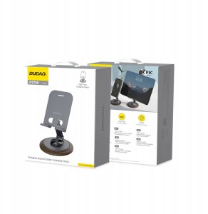 Podstawka do telefonu Dudao F17M 360° metalowa - szara 2