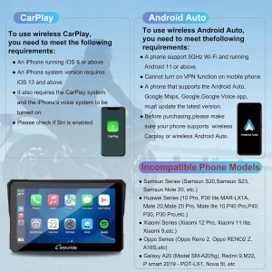 Carpuride W702 Pro motocyklowy ekran Carplay z funkcją interkomu motor 2024 6